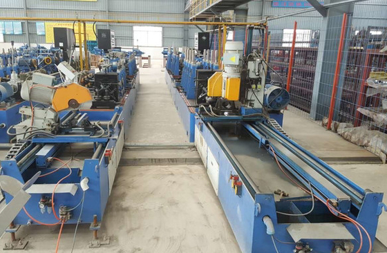 OD 1000-2100mm Max 80m/Min Square Tube Mill Make Iron Frame Welding Equipment