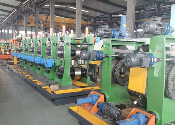 Floor Mounted Tube Rolling Machine Customized Weight Plc Control System