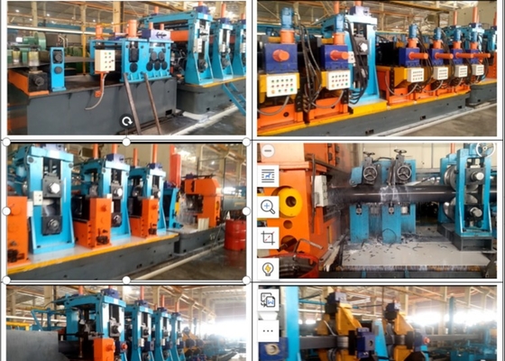ISO9000 50X50-140x140MM High Precision Square Tube Mill Welded Pipe Production Line