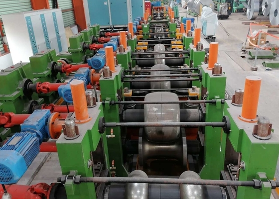 114Mm Min Thickness 1.5Mm Low Alloy Tube Machine high productivity Steel Pipe Production Line