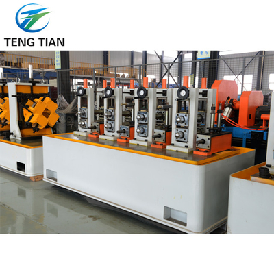 Carbon Steel Erw Pipe Mill Processing Equipment 4-12m Length Wooden Cases Packaging