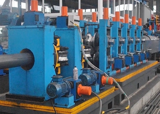 High Frequency Welded Pipe Mill Hg 165.2x9 7&quot; Erw Steel Pipe Mill Construction Rolling Machine