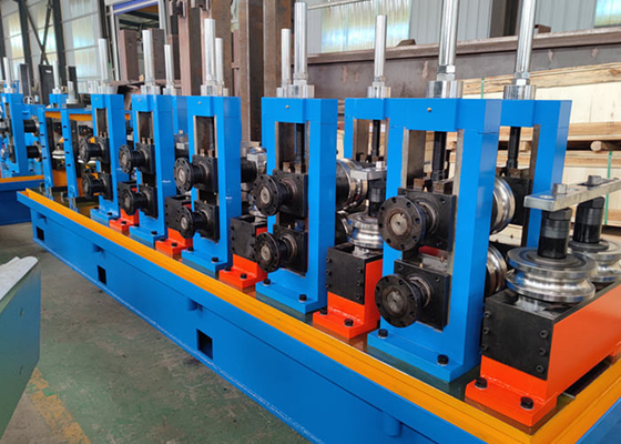 Precision Tube Mill Fully Automation Pipe Making Equipment , Durable ERW Tube Mill ISO9001 Listed