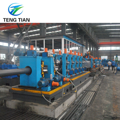 PLC 140 Pipe Tube Mill Machine With Turkey Head And Milling Saw