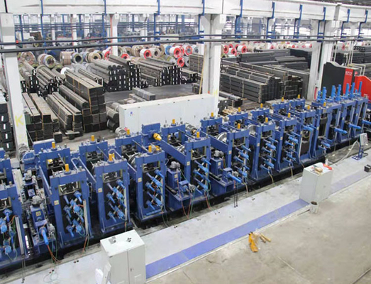 600kw High Speed Tube Mill Welding Process Steel Pipe Production Line
