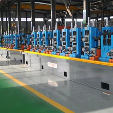 Efficient 100m/Min Speed Tube Mill Machine 300mm Roller Length Plc Controlled