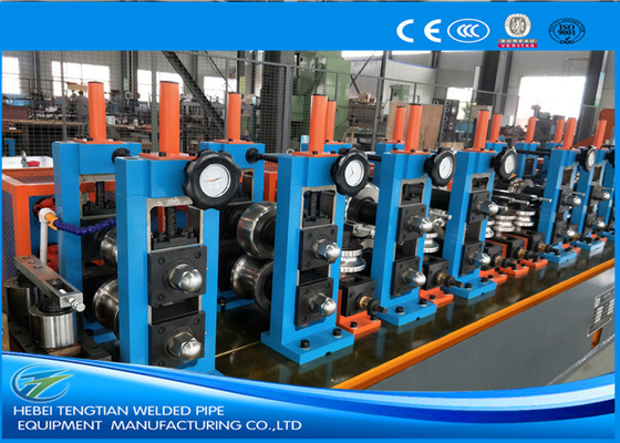 Adjusted ERW Pipe Mill Machine Production Line Energy Saving Blue Color HG32