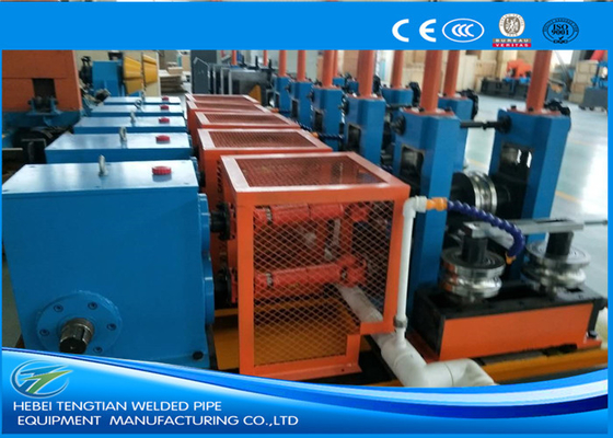 Adjusted ERW Pipe Mill Machine Production Line Energy Saving Blue Color HG32