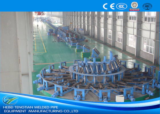 Precision Tube Mill Machine Energy Saving Friction Saw Pipe Size 200 * 200mm