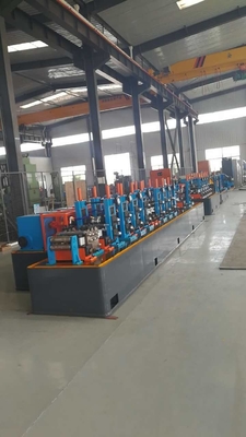 Precision Tube Mill Round Shape Tube Mill Machine , ERW Tube Mill ISO9001 100m / Min Mill Speed