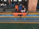 Electric Cold Cut Pipe Saw PLC Control Blue / Yellow With Pneumatic Clamp