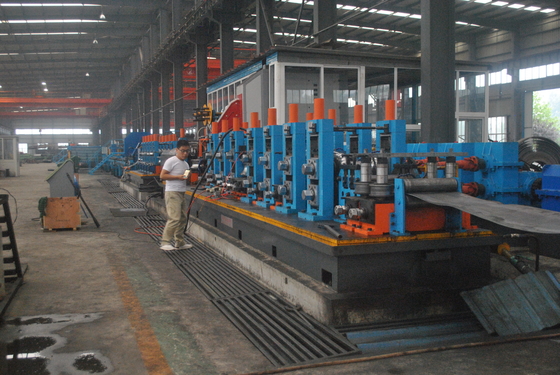 Full Automatic ERW165 Rectangular Shape Hf Welded Tube Mill