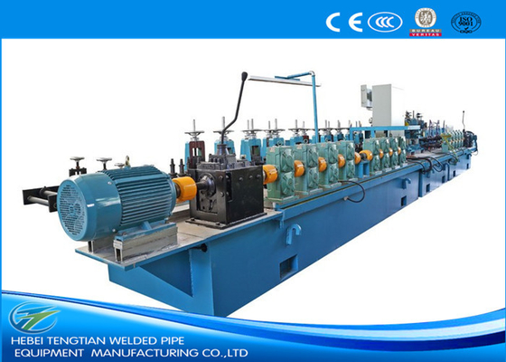 Decoration Steel Pipe Making Machine Welding Speed 15m / Min Dia 64mm
