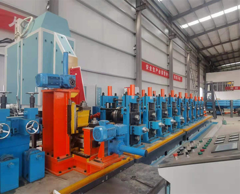 High Frequency Welded Pipe Mill HG165 High Frequency Pipe Manufacturing Machine for Durable Pipes