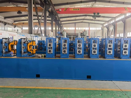 High Frequency Welded Pipe Mill For Carbon Steel Pipeline 60-127mm Round Pipe