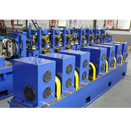 Precision Tube Mill Fully Automation Pipe Making Equipment , Durable ERW Tube Mill ISO9001 Listed
