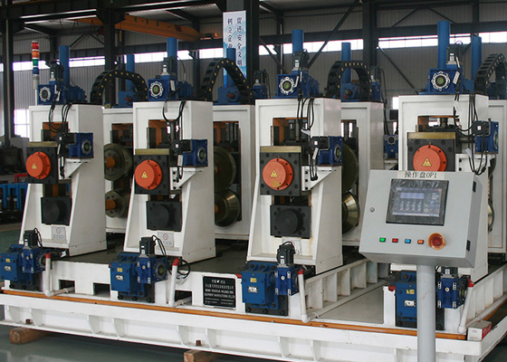 Customized Automatic Welded Pipe Machine Low Power Consumption Automatic Tube Mill