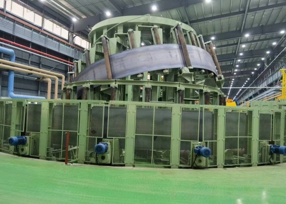 Green Cold Saw 600x600 Square Tube Mill 9-12m Length Hi Frequency Welding 10-30m/min Speed