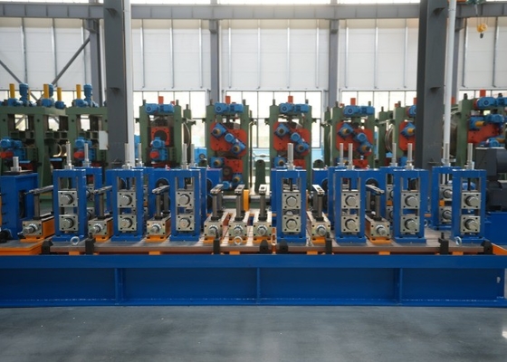 20-90m/min Frequency Welded Pipe Mill For Carbon Steel 6m-18m Pipes