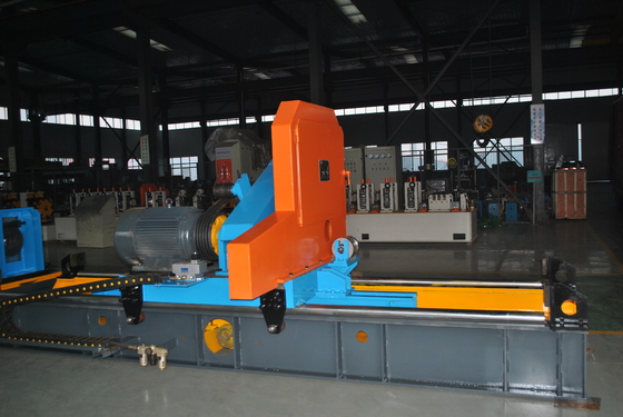 High Frequency Welded Pipe Mill Computer Cutting Saw Carbon Steel ERW Welded Pipe Production Line