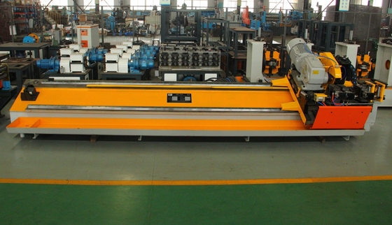 Precision Tube Mill High Frequency Steel Pipe Making Machine 25-76mm Dia CE Standard