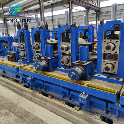 High Frequency Welded Pipe Mill For Carbon Steel Pipeline 60-127mm Round Pipe