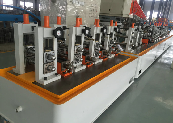 High accuracy steel tube production line erw pipe making machine