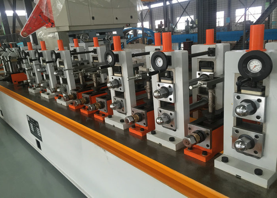 High accuracy steel tube production line erw pipe making machine