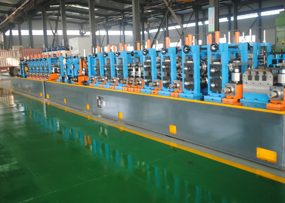 Precision Tube Mill High Frequency Steel Pipe Making Machine 25-76mm Dia CE Standard