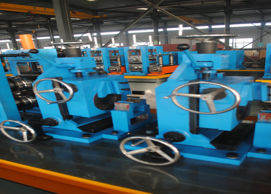 Precision Tube Mill BH Welded ERW Pipe Making Machine For Iron Pipe / Tube 25-76mm Pipe Dia