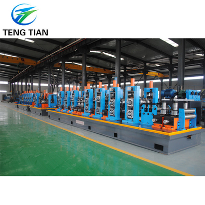 High-Frequency Welded Pipe Mill Line For Low-Carbon Steel Pipes With Automatic Tube Mill
