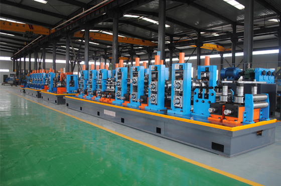 High-Frequency Welded Pipe Mill Line For Low-Carbon Steel Pipes With Automatic Tube Mill