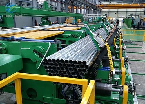 HG127mm Carbon Steel Pipe Rolling Mill ERW Square Automatic Pipe Making Machine