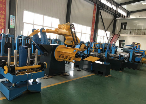 0.5 - 4.0mm Thickness Steel Slitting Lines Cut/high frequency steel slitting Machine