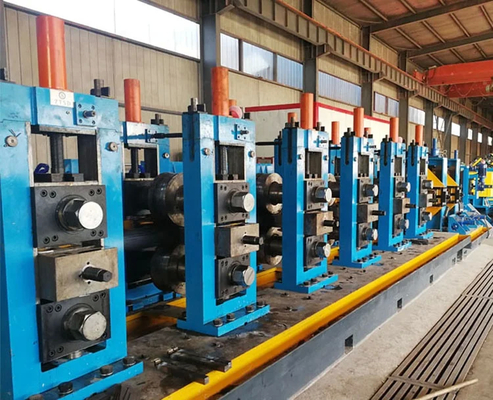 reliable Tube Straight Seam Welded Steel Pipe Making Machine Airtight Protection Polishing