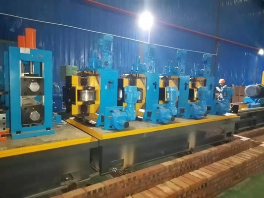 Precision Accurate Steel Tube Making Machine Consistent Production Pipe Mill