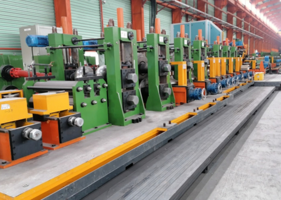 Carbon Steel Pipe Making Machinery Round Square ERW Pipe Mill
