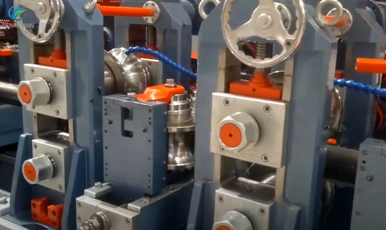 Steel Profiles Pipe Mill Machine Automatic Packing 300 KW welder