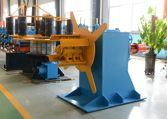 Professional Iron Welded Tube Mill , High Frequency Carbon Steel Pipe Mill