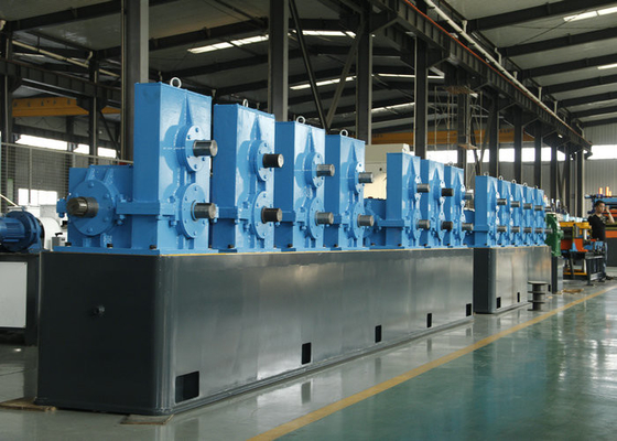 Carbon Steel ERW Pipe Mill Machine / Pipe Tube Mill Max 80m/Min Worm Gearing
