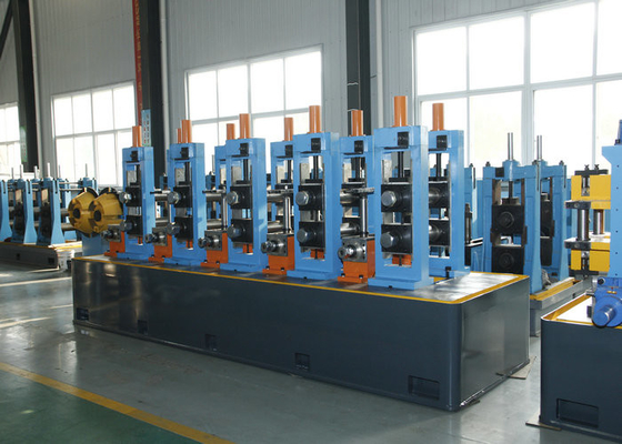 Carbon Steel ERW Pipe Mill Machine / Pipe Tube Mill Max 80m/Min Worm Gearing