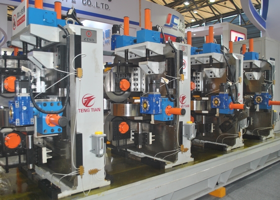 Steel Strip Width 320-800mm Concrete Pipe Making Machine 80m/Min Square Tube Mill