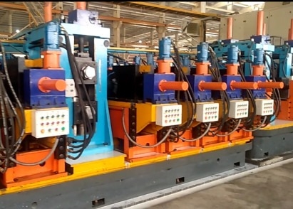 Carbon Cold Rolled Welded 219mm Steel Pipe Production Line
