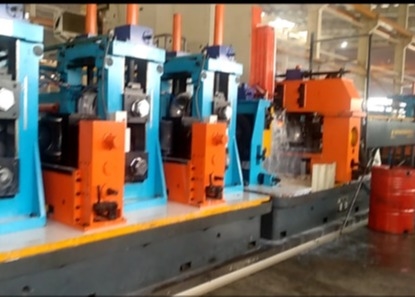 Carbon Cold Rolled Welded 219mm Steel Pipe Production Line