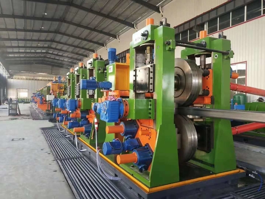 Thickness 2-9mm High Frequency Welded Steel Pipe Production Line High Precision