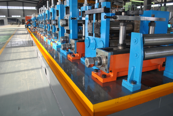 4 - 10 Mm Thickness Erw Steel Pipe Mill High Performance Welded