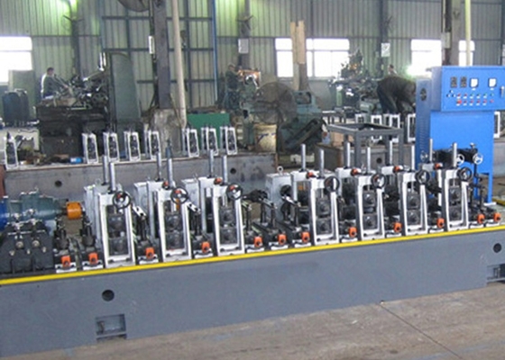 High Frequency Welded Steel Pipe Making Machine Cnc 12mm MS Tube Mill Machine