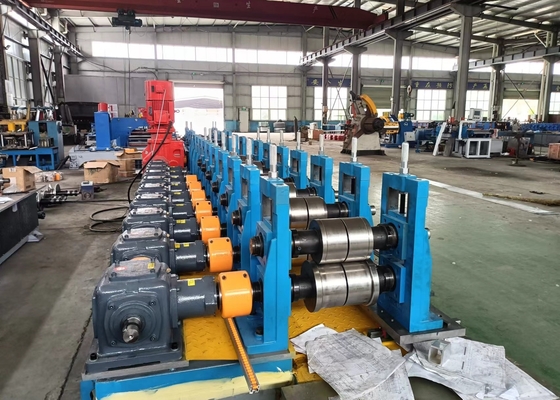 Galvanized Metal Roof Roll steel pipe manufacturing machine 80m/Min For Round