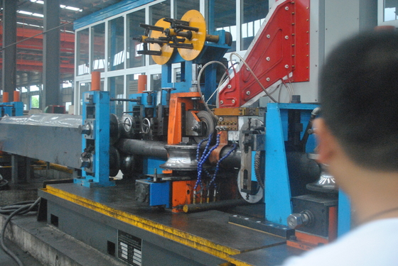 140x140mm modle Automatic Tube Mill making With Motor Adjust Stand