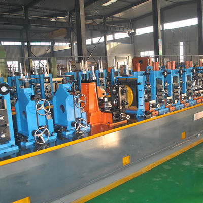 Pipe Mill Production Line 60-140mm Round Pipe Carbon Steel Welding Equipment High Frequency ERW Making Machine Engine Bearing Carbon Steel Tube Mill Machine 